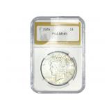 1926 Silver Peace Dollar PGA MS65