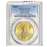 2023 1 OZ Gold Eagle $50 PCGS MS70
