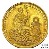 1964 Peru .6773oz Gold 50 Soles UNCIRCULATED
