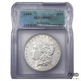 1899 Morgan Silver Dollar ICG MS60