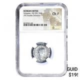 Roman Volusian, AD 251-253 AR dbl-Denarius NGC Ch