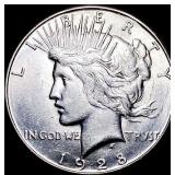 1928-S Silver Peace Dollar UNCIRCULATED