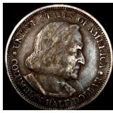 1893 Columbian Expo Half Dollar NEARLY UNCIRCULATE