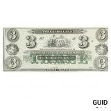 1850s $3 New England Commercial Bank, Rhode Island