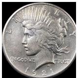 1921 Silver Peace Dollar CLOSELY UNCIRCULATED