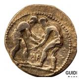 325-250 BC Pomphylia Aspendos Silver Stater CLOSEL