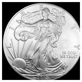 2010 1 oz Silver American Eagle $1 SUPERB GEM BU