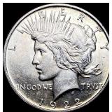 1922 Silver Peace Dollar UNCIRCULATED