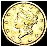 1851-C Gold $1 Liberty Head CLOSELY UNCIRCULATED