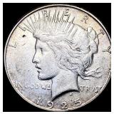 1925-S Silver Peace Dollar NICELY CIRCULATED