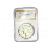 1921 Silver Peace Dollar PGA MS64