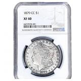 1879-CC Morgan Silver Dollar NGC XF40
