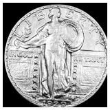 1929-S Silver Standing Liberty Quarter CLOSELY UNC