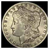 1891-O Silver Morgan Dollar NEARLY UNCIRCULATED