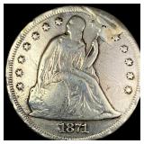 1871 Silver Dollar NICELY CIRCULATED