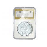 1885 Morgan Silver Dollar PGA MS66