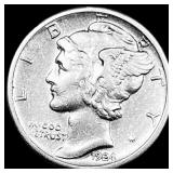 1924-S Silver Mercury Dime NEARLY UNCIRCULATED