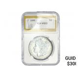 1890 Morgan Silver Dollar PGA MS63