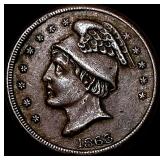 1863 Civil War Token Henry Miner Pittsburgh LIGHTL