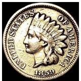 1859 Indian Head Cent NEARLY UNCIRCULATED