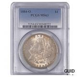 1884-O Morgan Silver Dollar PCGS MS63