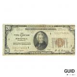 1929 $20 Federal Reserve Bank Minneapolis