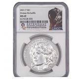 2021-P  NGC MS69 Christa McAuliffe .86OZ Silver Do