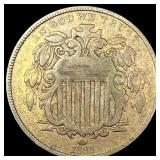 1868 Shield Nickel LIGHTLY CIRCULATED