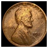 1922 Lincoln Wheat Cent NEARLY UNCIRCULATED