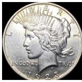1923 Peace Silver Dollar  CLOSELY UNCIRCULATED