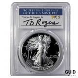 1989-S Silver Eagle PCGS PR70 DCAM Thomas D Rogers