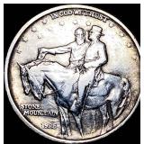 1925 Silver Stone Mountain Half Dollar LIGHTLY CIR