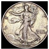 1920-S Silver Walking Liberty Half Dollar NEARLY U