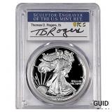 1986-S Silver Eagle PCGS PR70 DCAM Thomas D Rogers