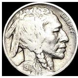 1917-D Buffalo Nickel LIGHTLY CIRCULATED