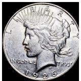 1926-S Silver Peace Dollar CLOSELY UNCIRCULATED