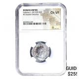 Roman Valerian I, AD 253-260 BI Dbl-Denarius NGC