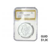 1878-S Morgan Silver Dollar PGA MS65