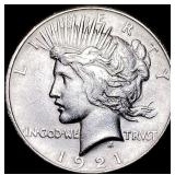 1921 Silver Peace Dollar CLOSELY UNCIRCULATED