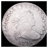 1798 Lg Eagle Draped Bust Dollar