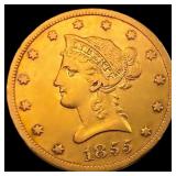 1855-S $10 Gold Eagle