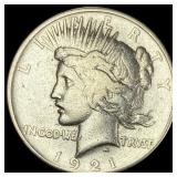 1921 Silver Peace Dollar LIGHTLY CIRCULATED