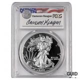 1998-P Silver Eagle PCGS PR69 DCAM Reagan Legacy