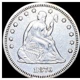 1876-S Silver Quarter Dollar NEARLY UNCIRCULATED