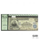 1902 $10 National Bank Of Newiberia PCGS VF 35PPQ