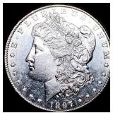 1897-S Silver Morgan Dollar CLOSELY UNCIRCULATED