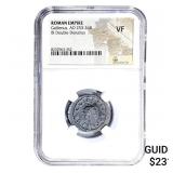Roman Gallienus, AD 253-268 BI Dbl-Denarius NGC V
