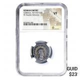 Roman Gallienus,AD 253-268 BI Dbl-Denarius NGC VF
