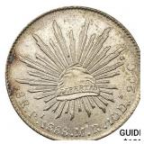 1888Pi MR Mexico Silver 8 Reales UNCIRCULATED