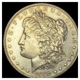 1904 Silver Morgan Dollar  CLOSELY UNCIRCULATED
